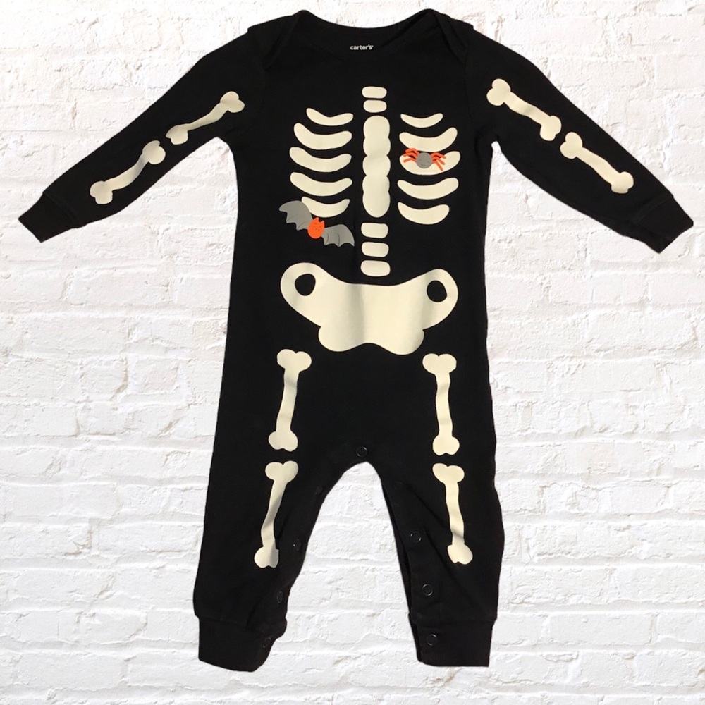 Halloween Carter’s Baby Skeleton Sleeper Pj’s